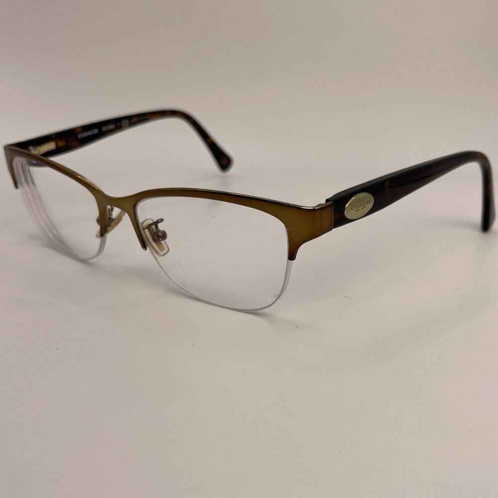 Coach Eyeglasses HC 5066 9155 Satin Brown/Dark Tortoise 53-16-135 *Frames Only*